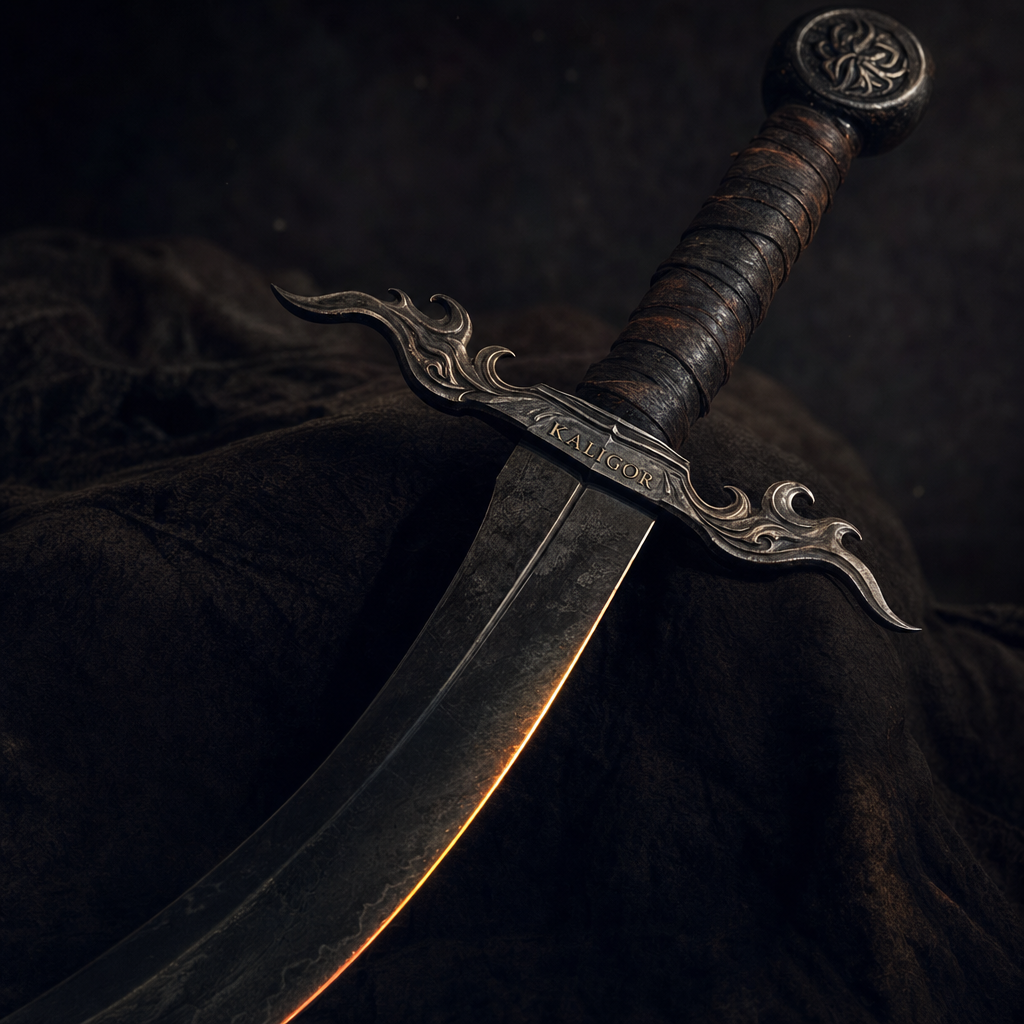 Kaligor, Lotan's rare magic scimitar